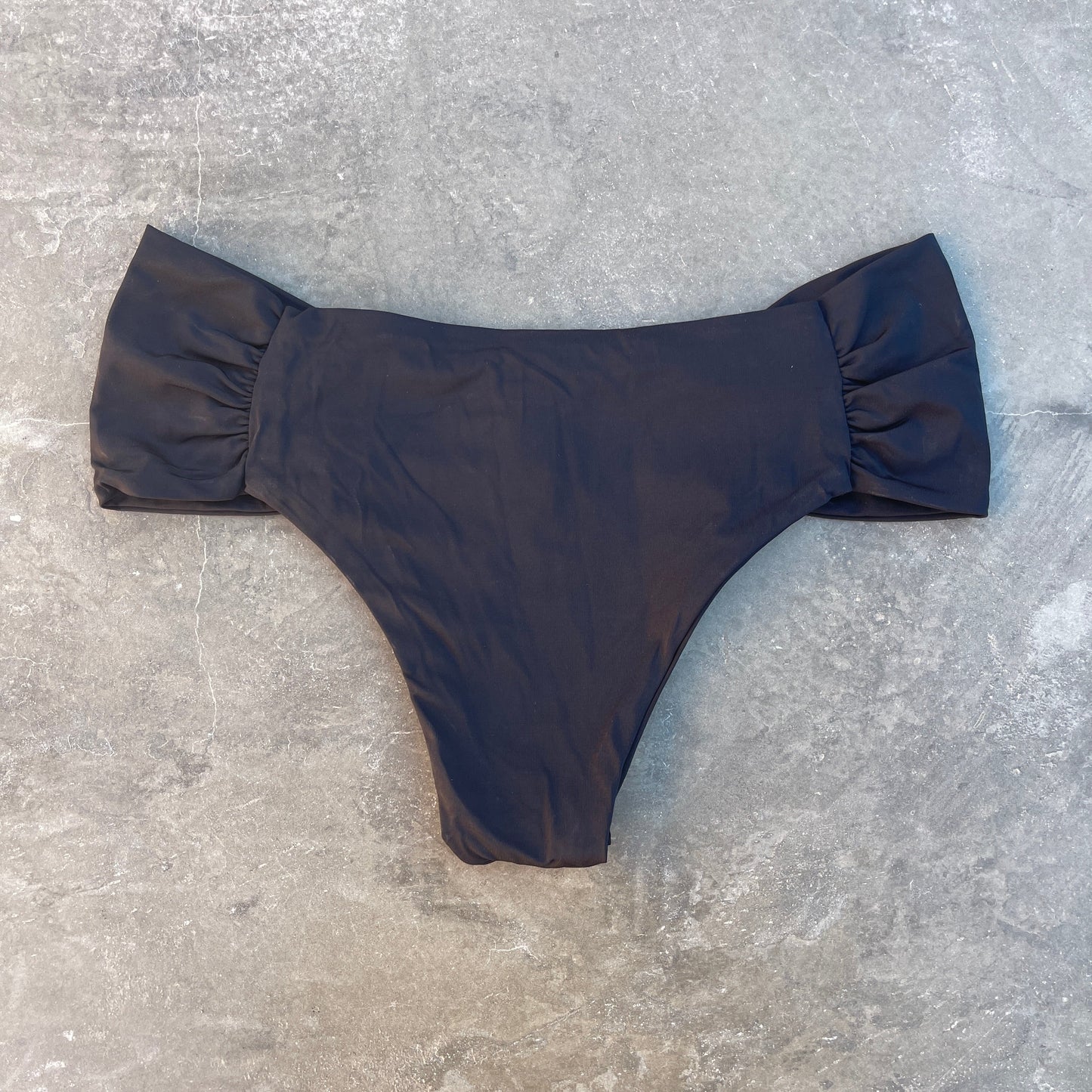 Light Black Classy Cheeky Bikini Bottom