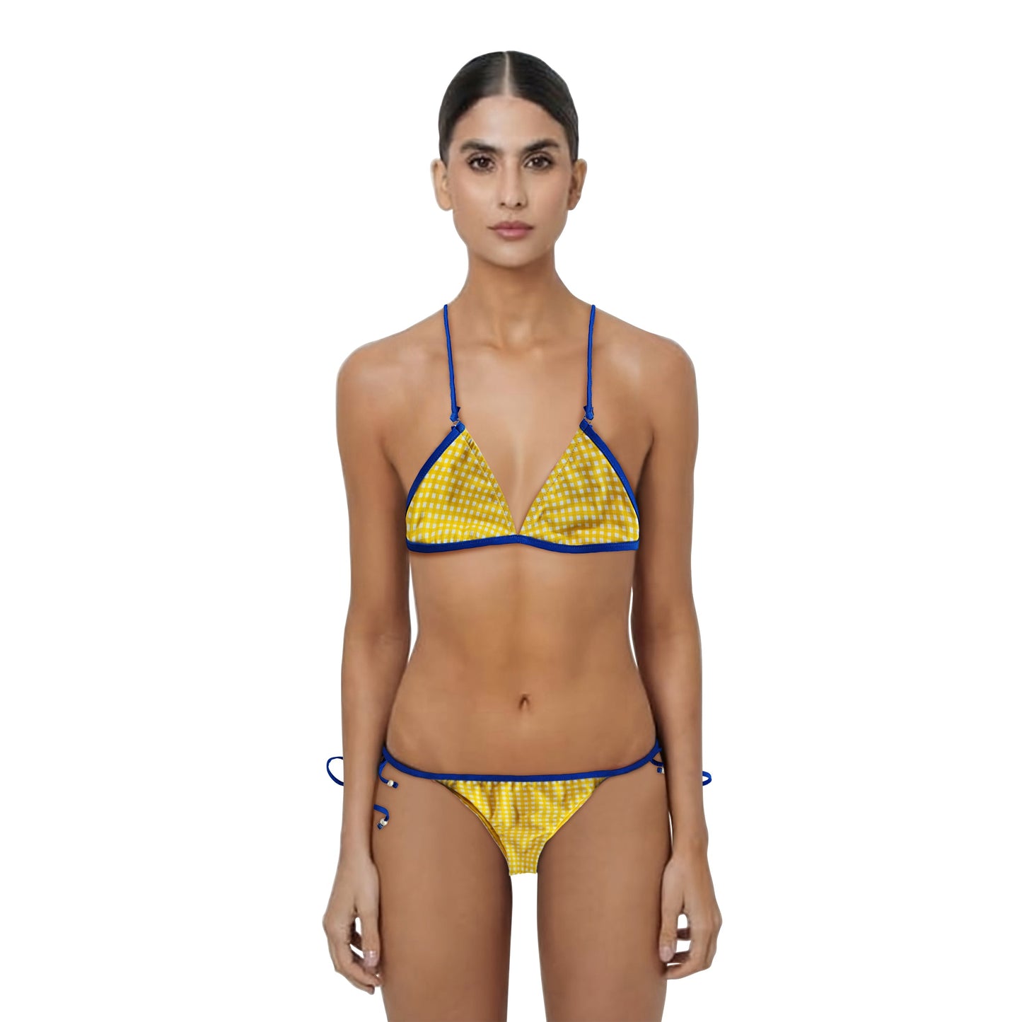 Loco Boutique Picnic Triangle Bikini Top