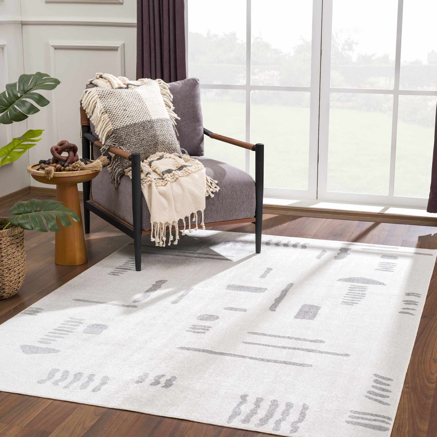 Eitan Washable Area Rug