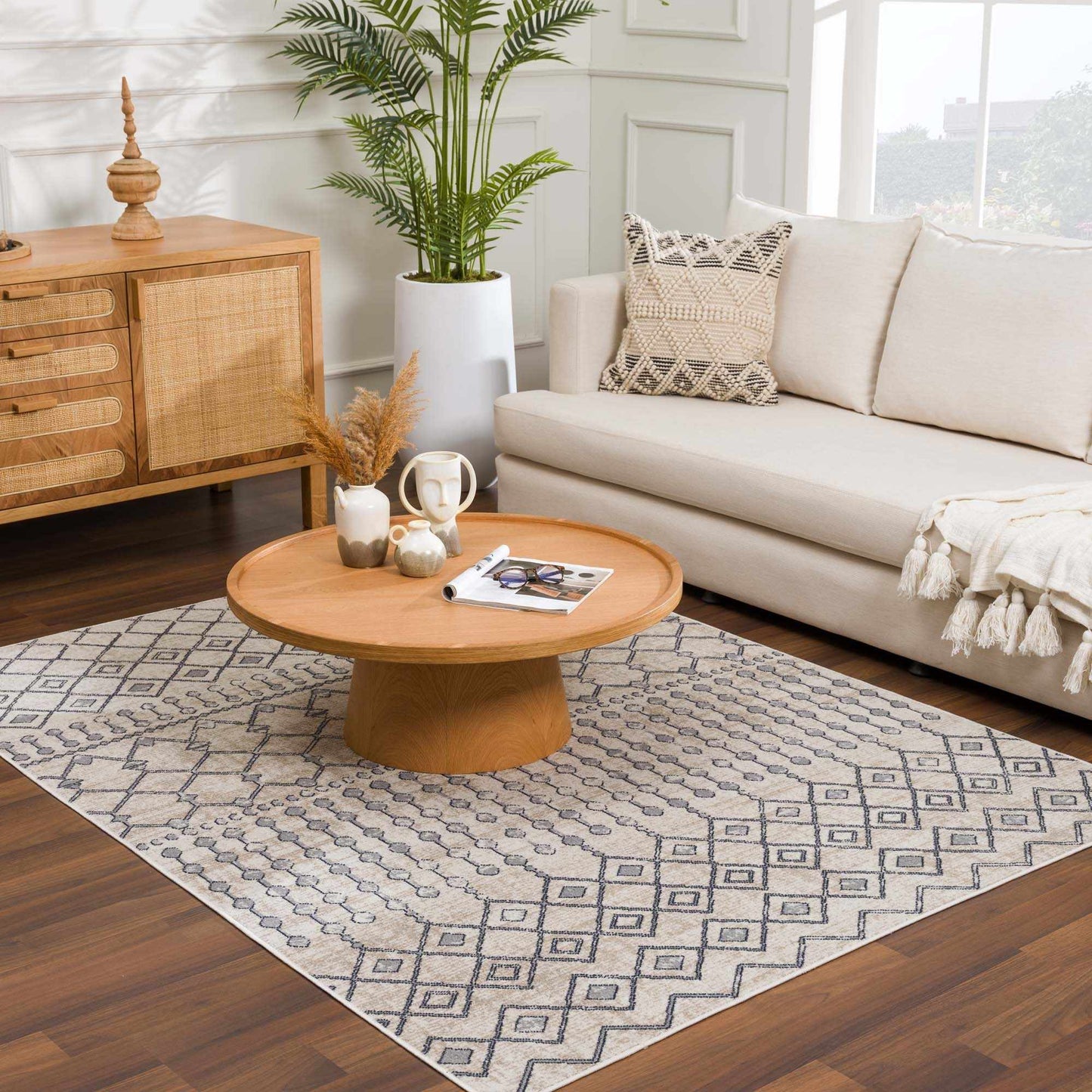 Midstream Washable Area Rug