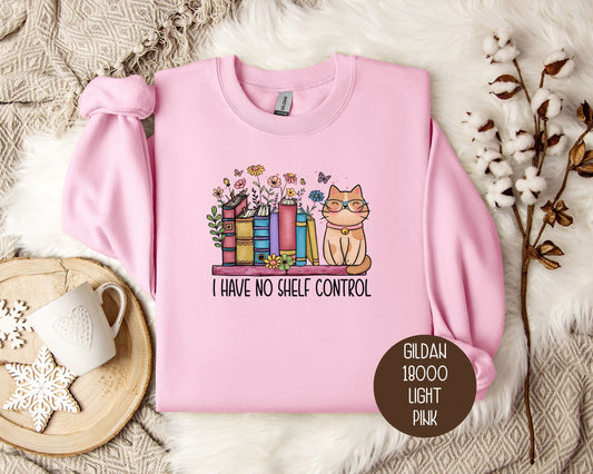 I Have No Shelf Control Cat Sweatshirt