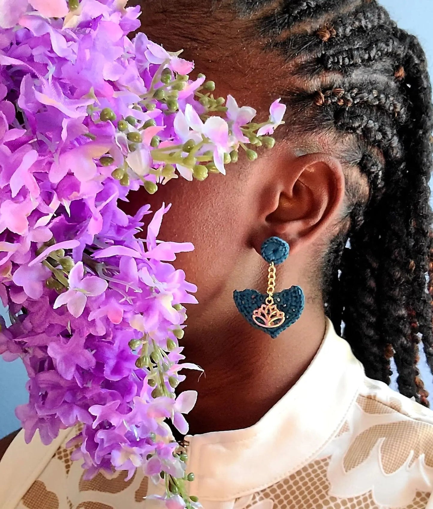Lotus Flower Earrings