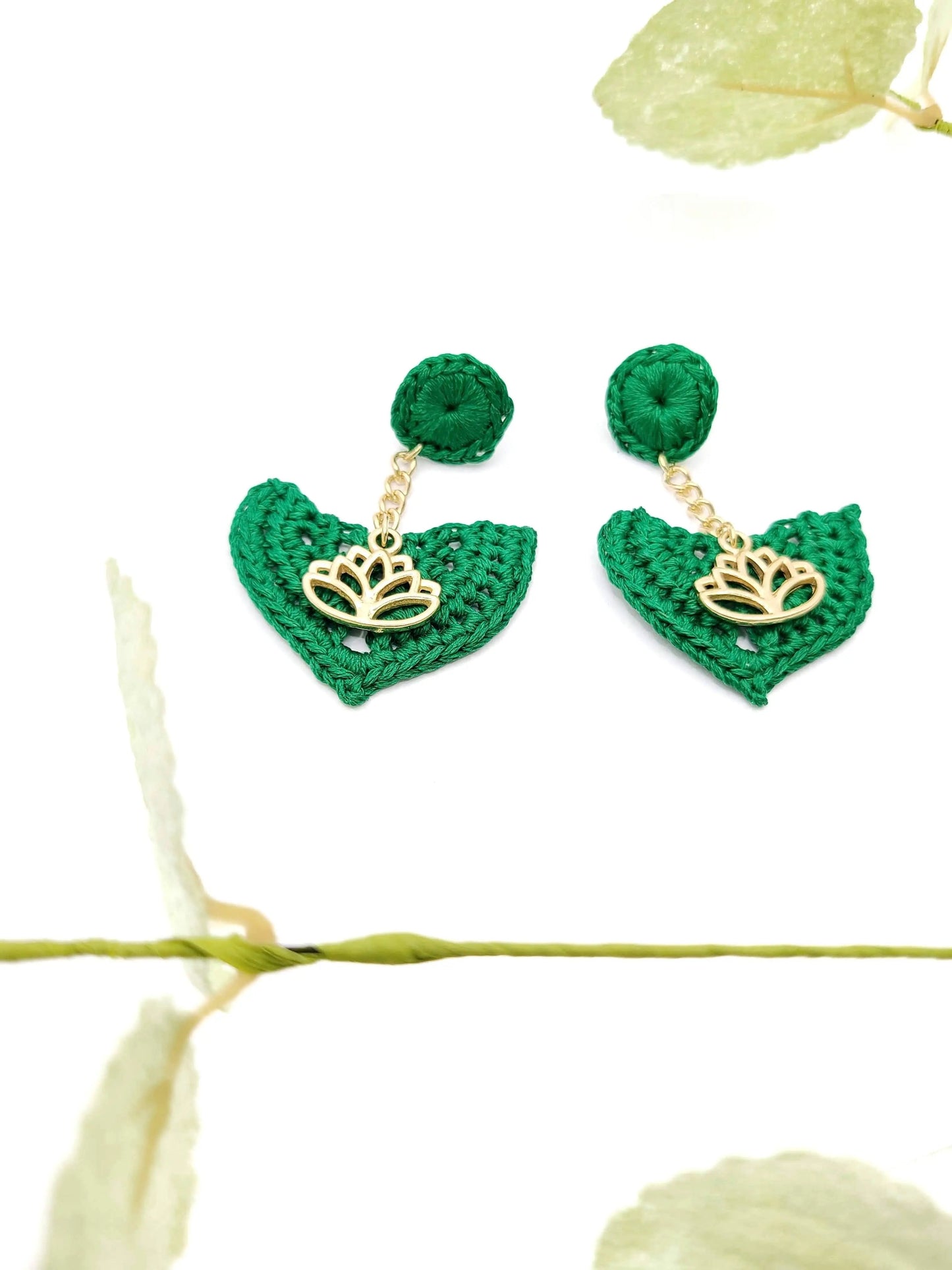 Lotus Flower Earrings