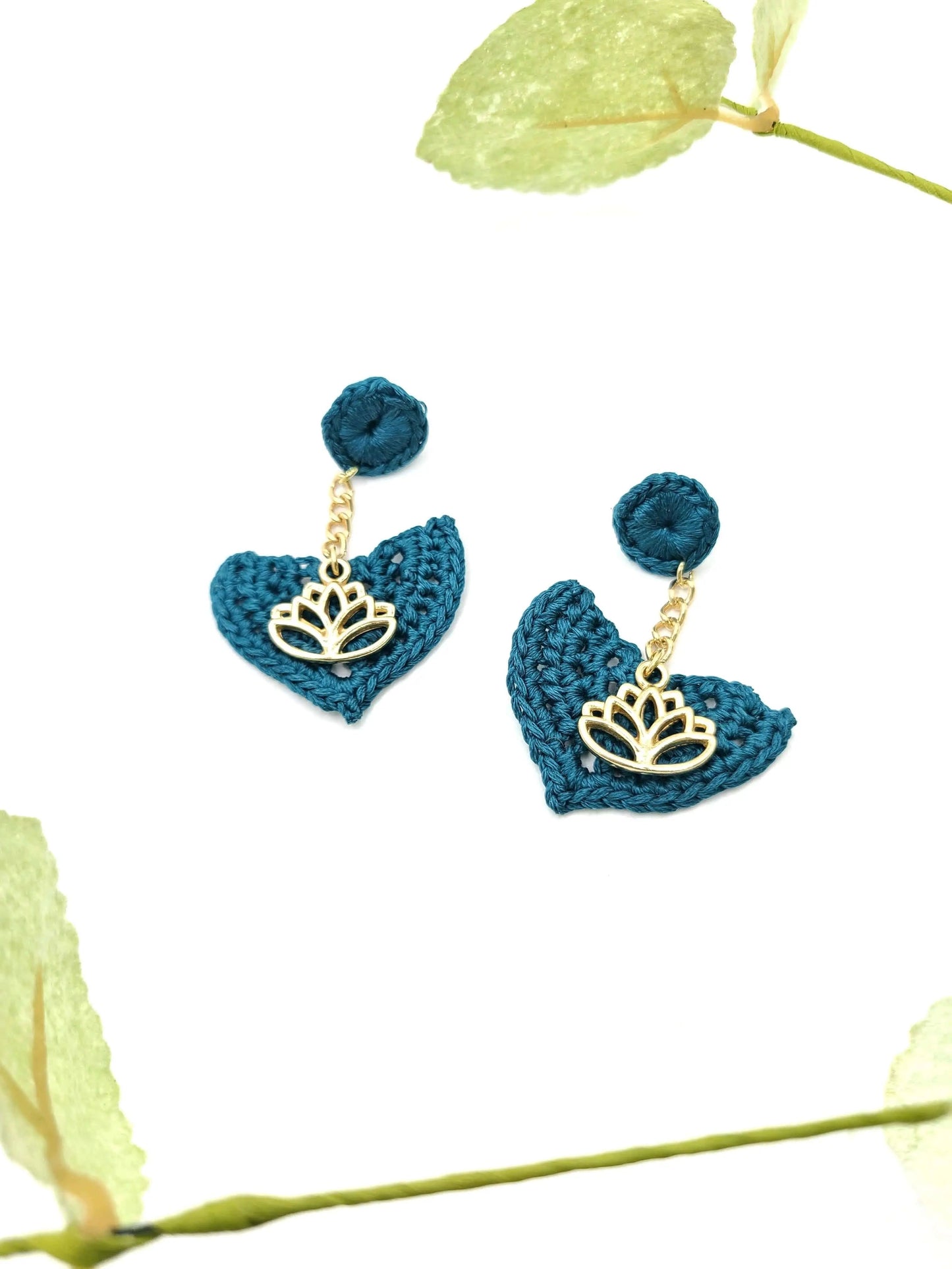 Lotus Flower Earrings