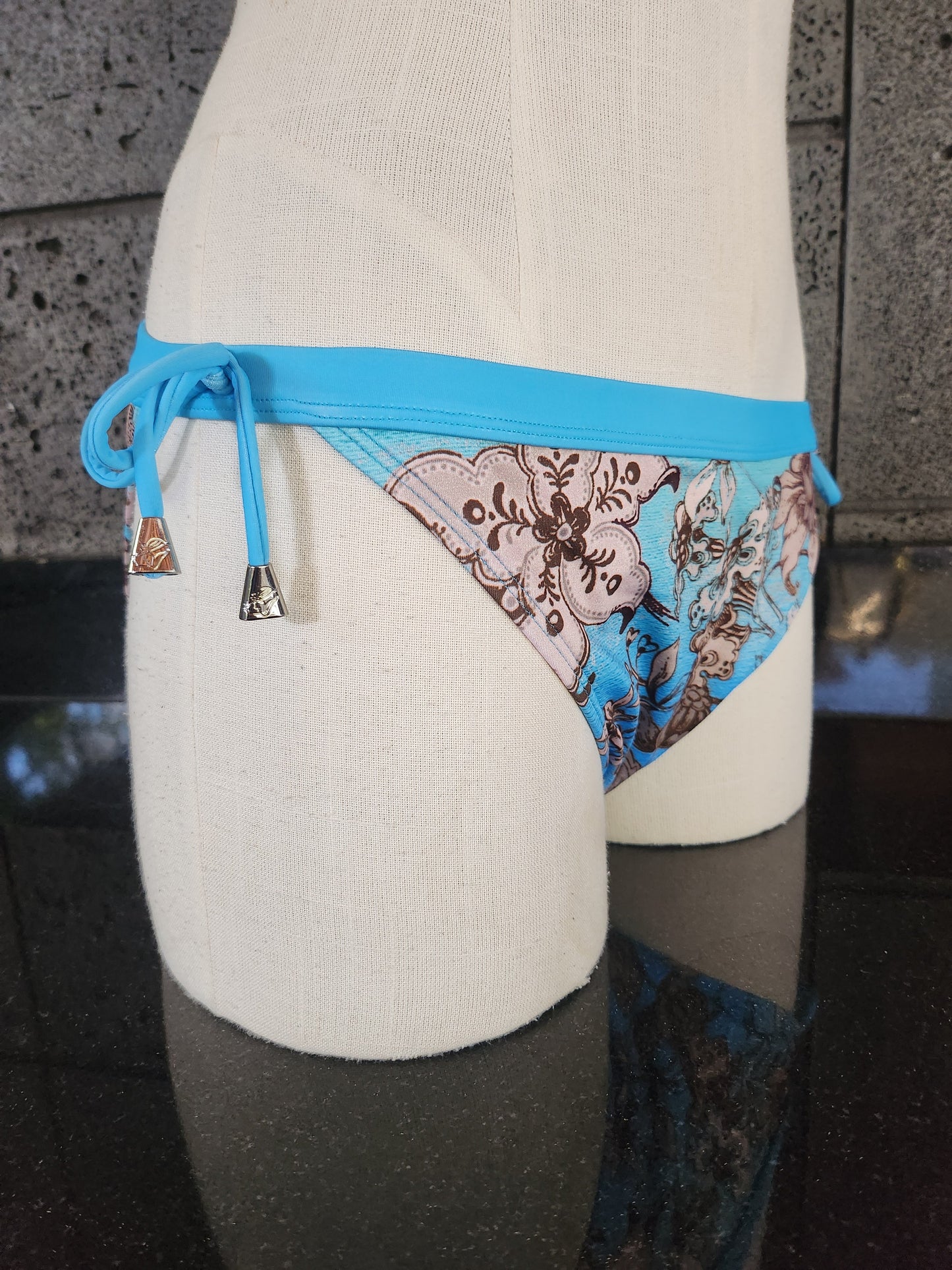 Loco Boutique Gypsy Removable Ribbons Bikini Bottom