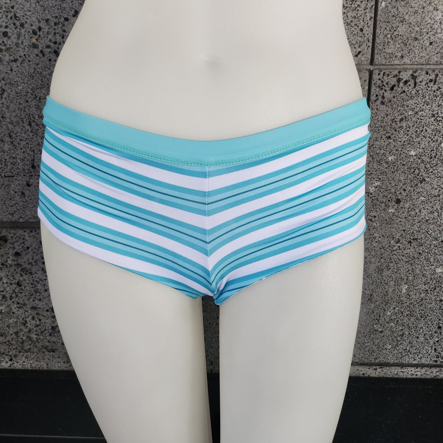 Loco Boutique Hibiscus Line Reversible Boyshort Swim Bottom