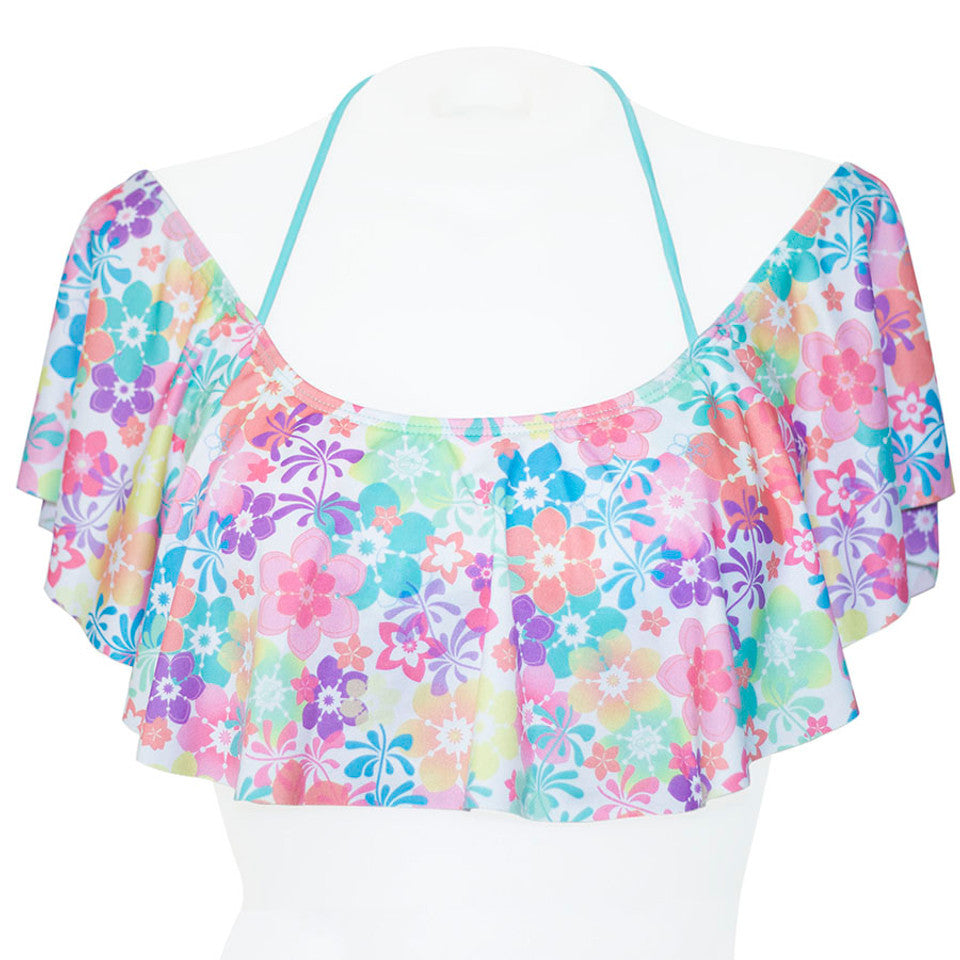 Loco Boutique Garden Off Shoulder Bandeau Bikini Top