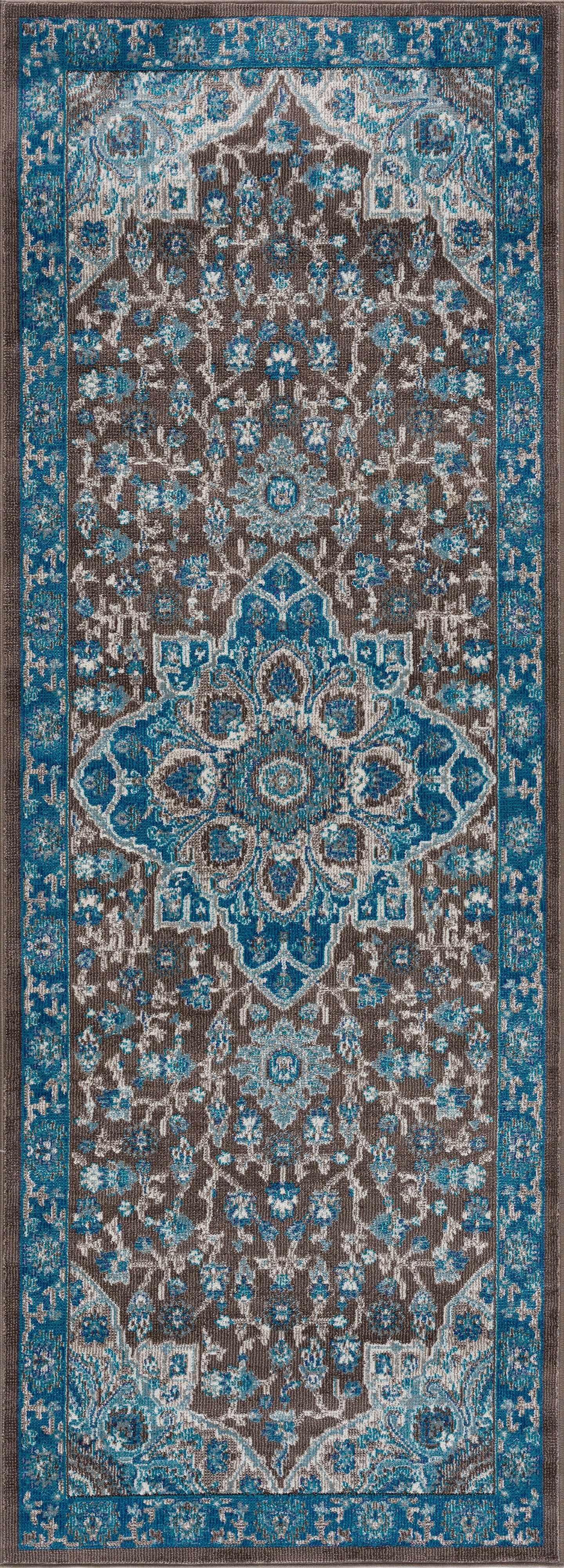 Mardin Turquoise Area Rug - Clearance