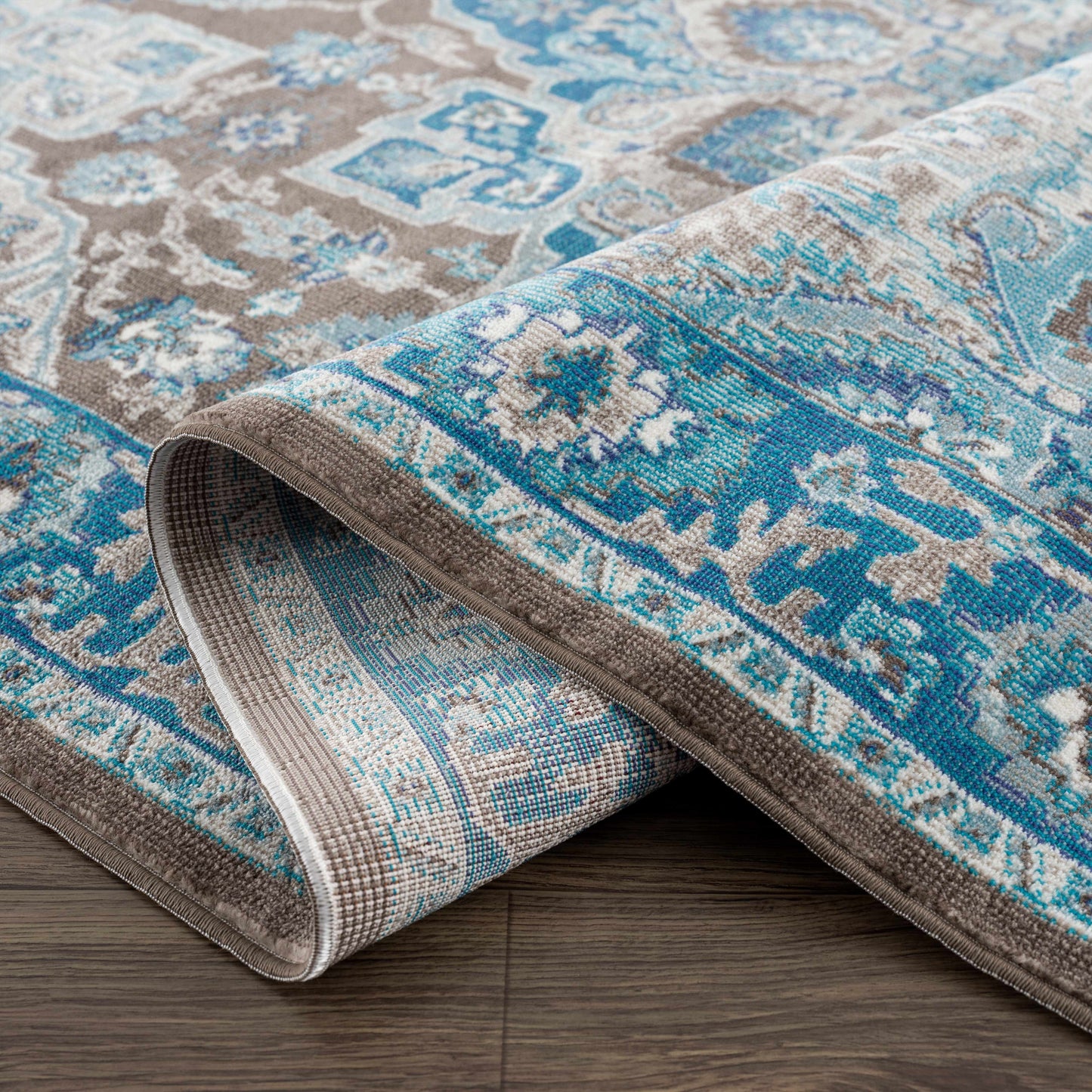 Mardin Turquoise Area Rug - Clearance