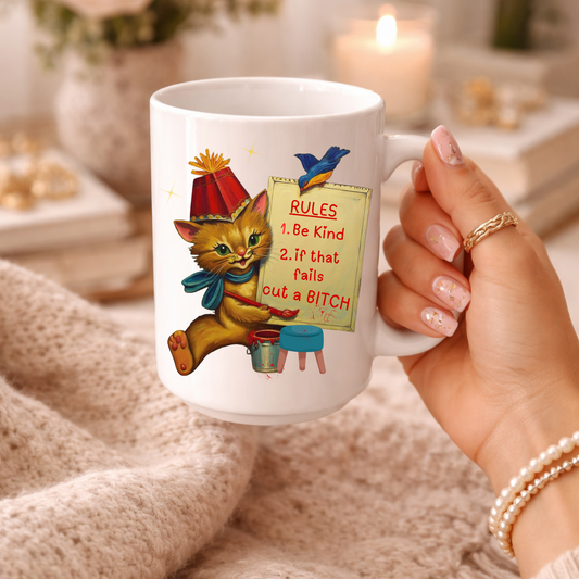 Be Soft & Kind But.. 15 OZ Ceramic Coffee Mug