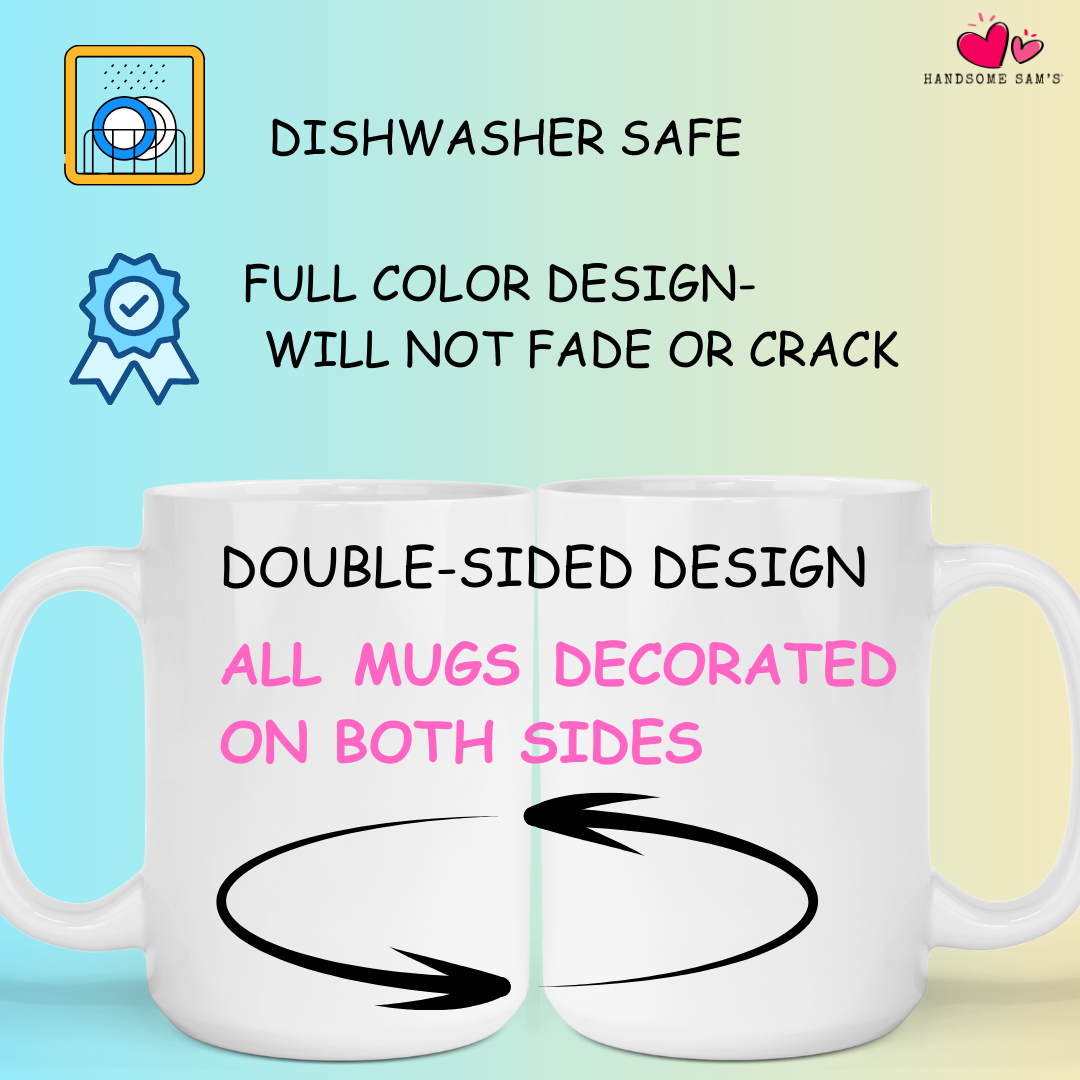 Too Glam, Trendy Ceramic Coffee Mug