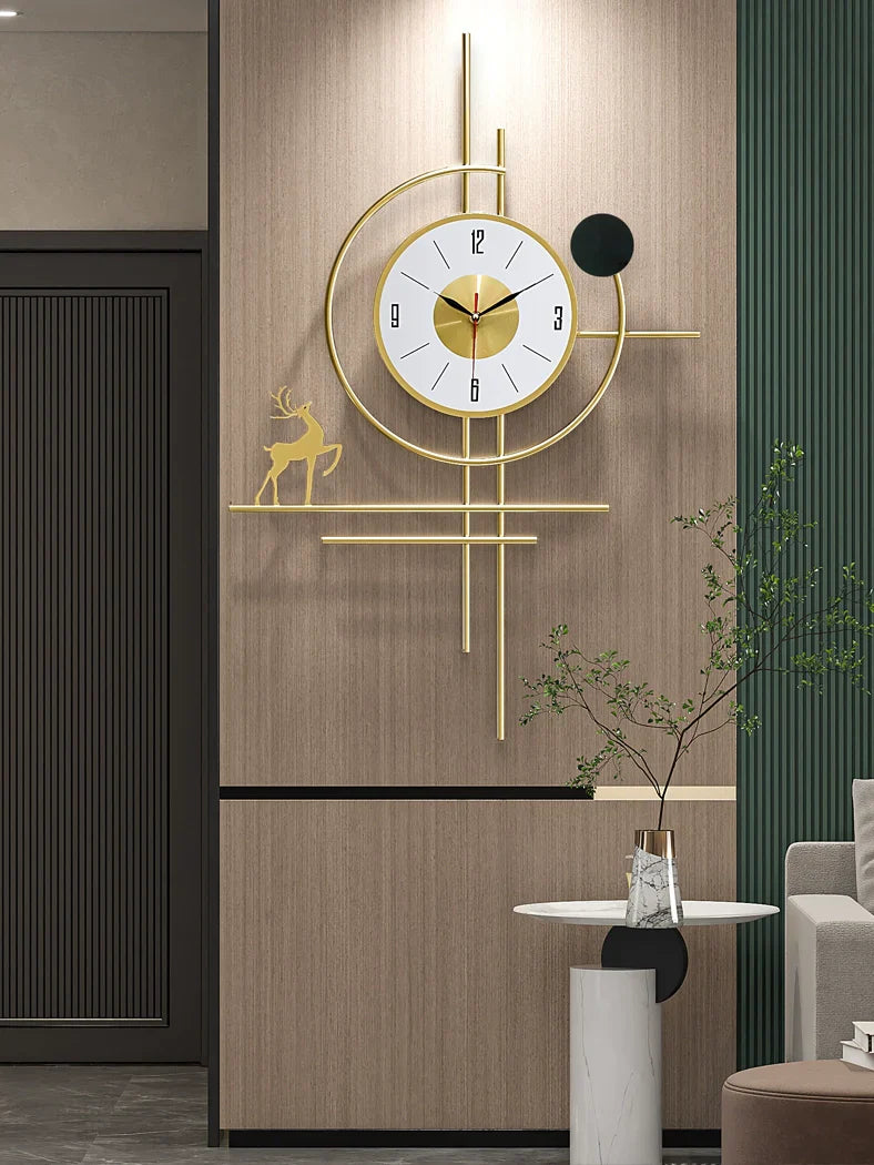 Luxury Fashion Wall Art Clock | 42x66 cm