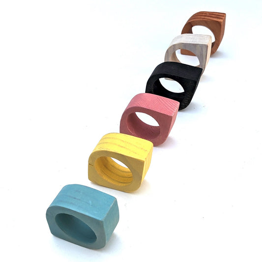 Eye napkin rings
