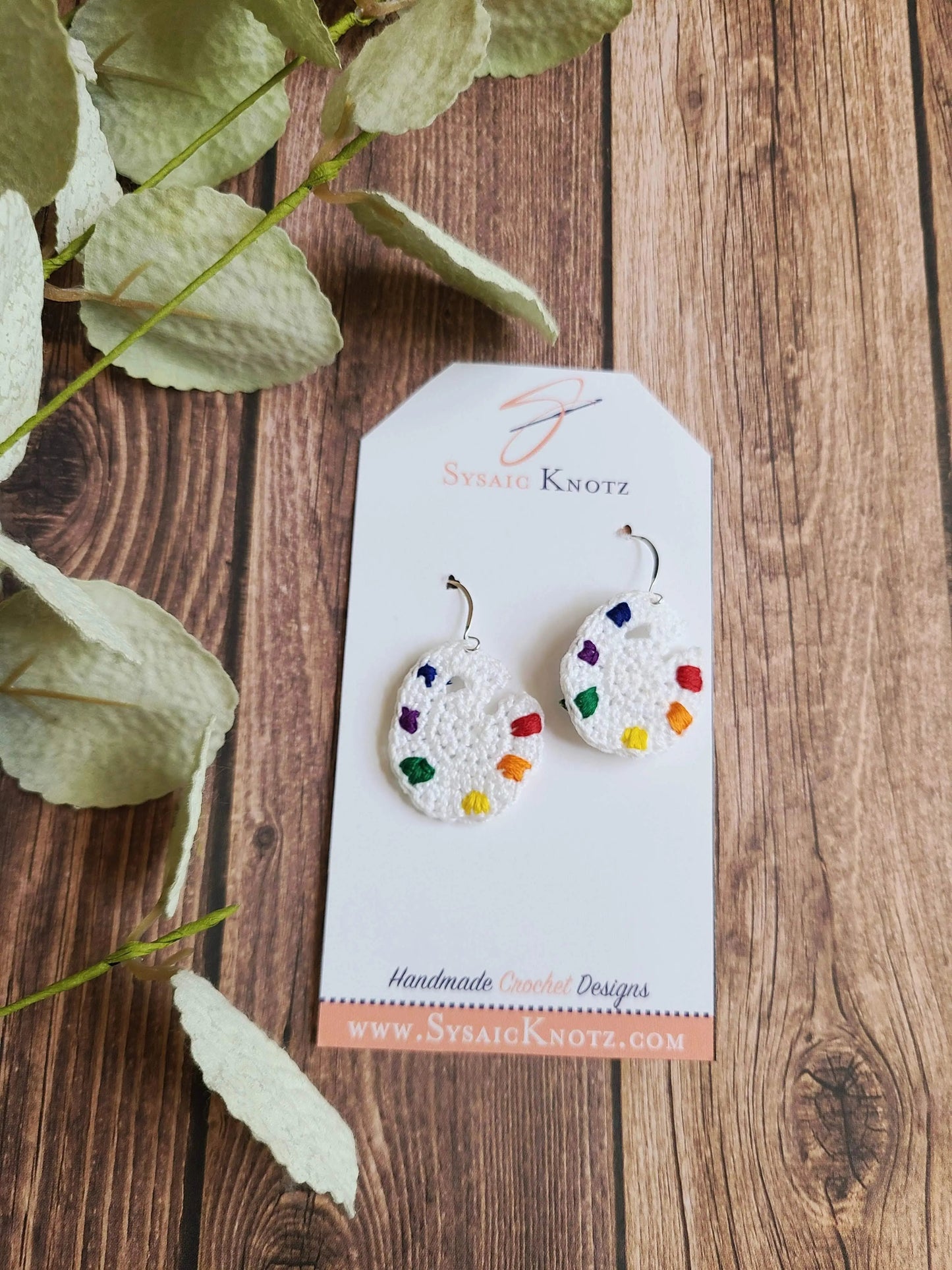 Paint Palette Earrings