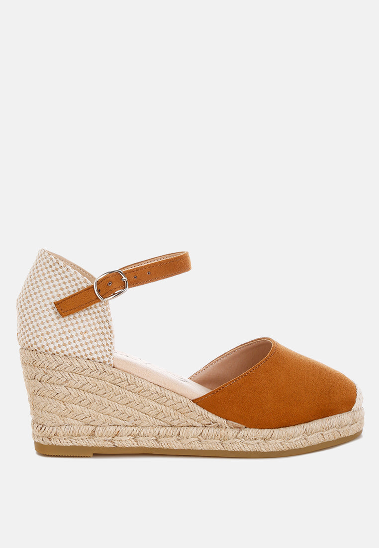 Paryor Microfiber Espadrilles Sandals