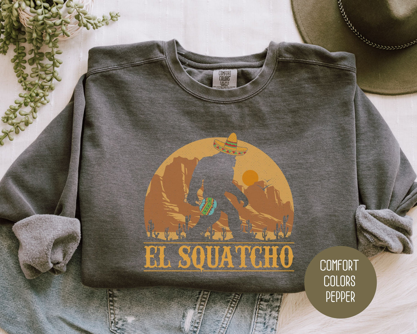 El Squatcho Comfort Colors Sweatshirt