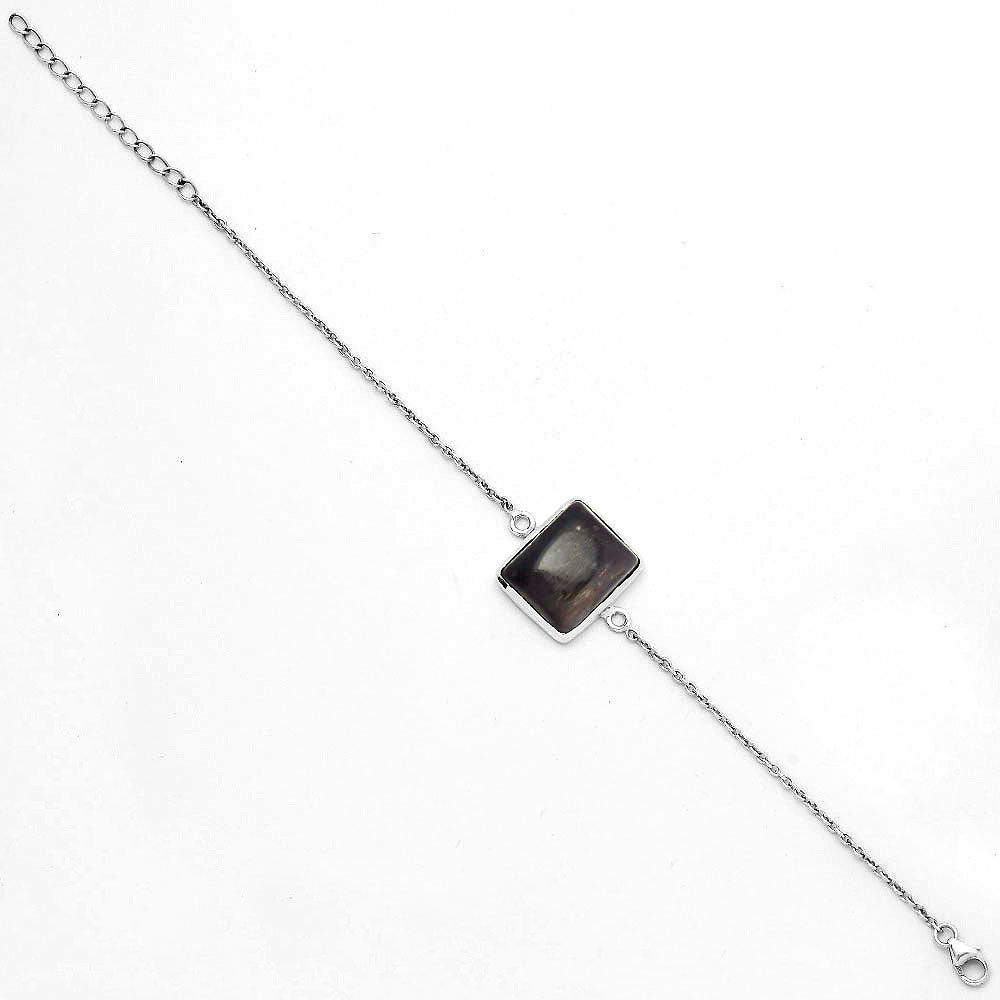 Natural Australian Lattice Sunstone Bracelet B-1023 SDB3389