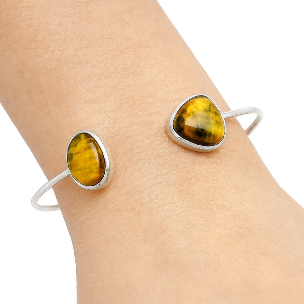 Natural Nellite Cuff Bangle Bracelet B-1004 SDB4967