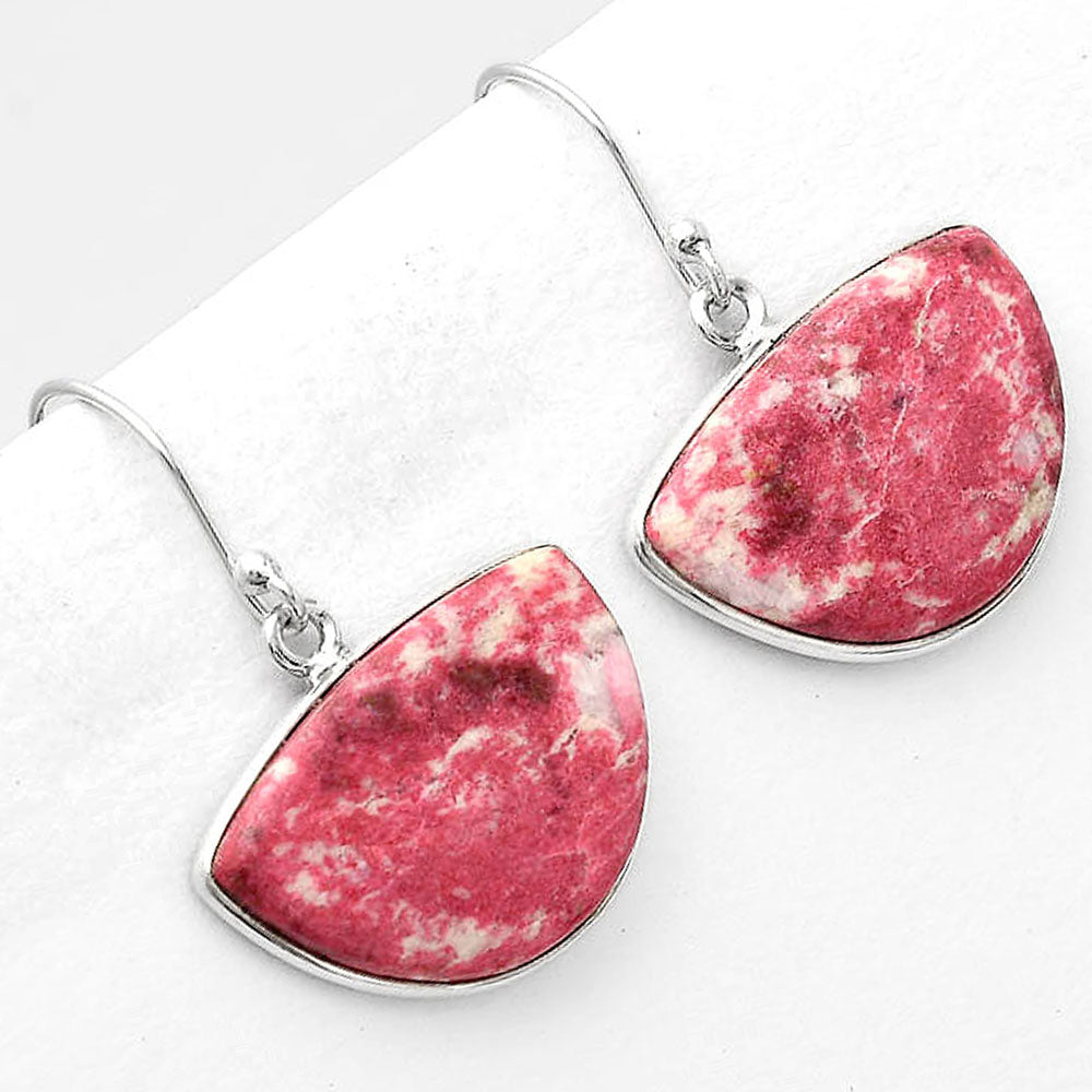 Natural Pink Thulite - Norway Earrings E-1001 SDE50558