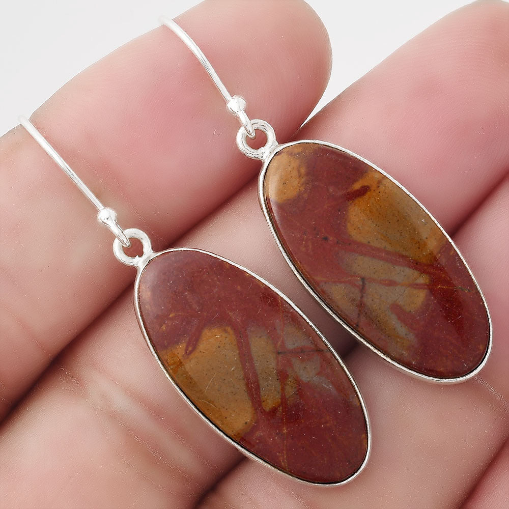 Natural Noreena Jasper Earrings E-1001 SDE50657