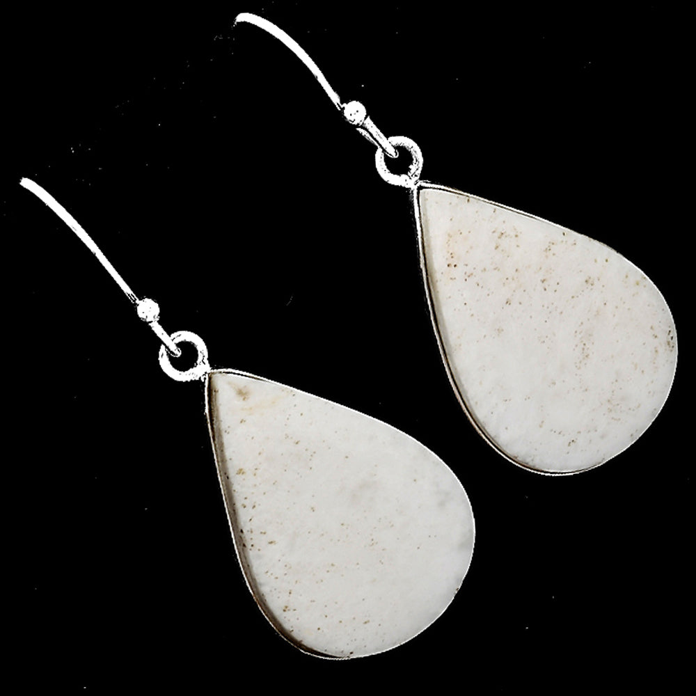 Natural White Scolecite Earrings E-1001 SDE52102