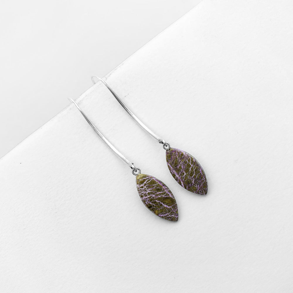 Natural Purpurite - South Africa Earrings E-1095 SDE55612