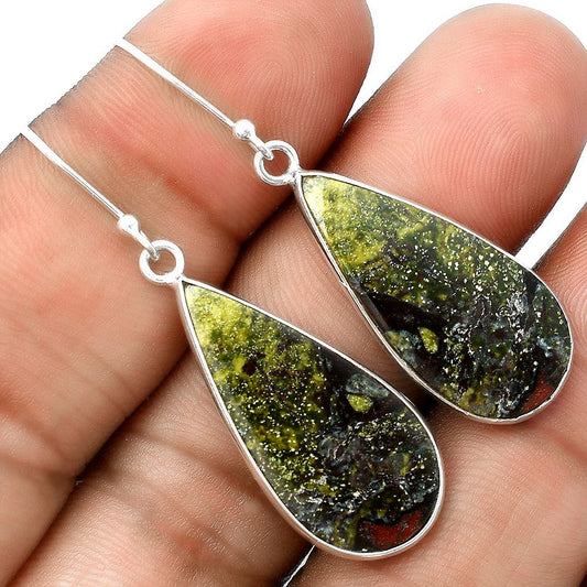 Dragon Blood Stone - South Africa Earrings E-1001 SDE56148