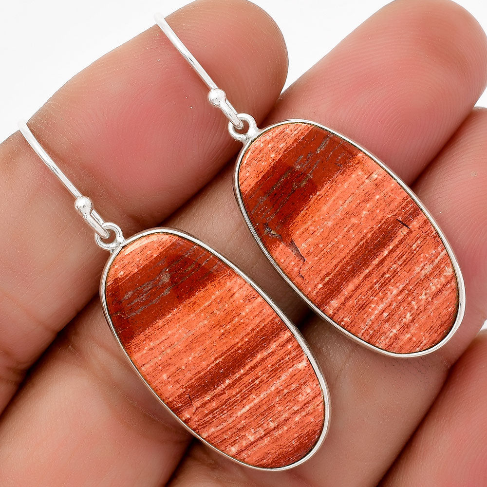 Natural Snake Skin Jasper Earrings E-1001 SDE67672