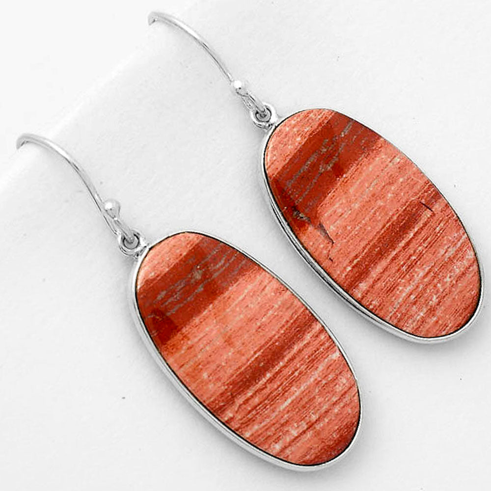 Natural Snake Skin Jasper Earrings E-1001 SDE67672