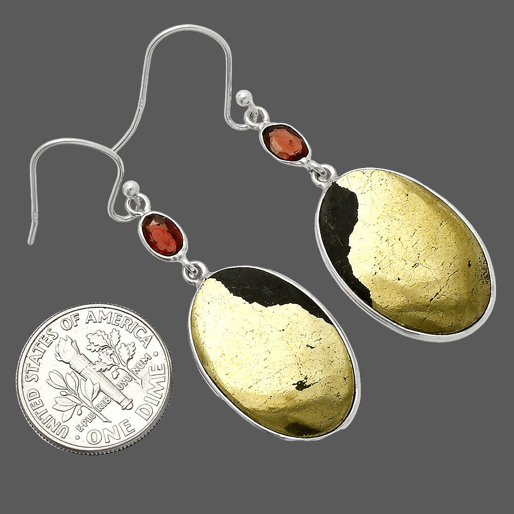 Apache Gold Healer's Gold & Garnet Earrings E-1002 SDE82337