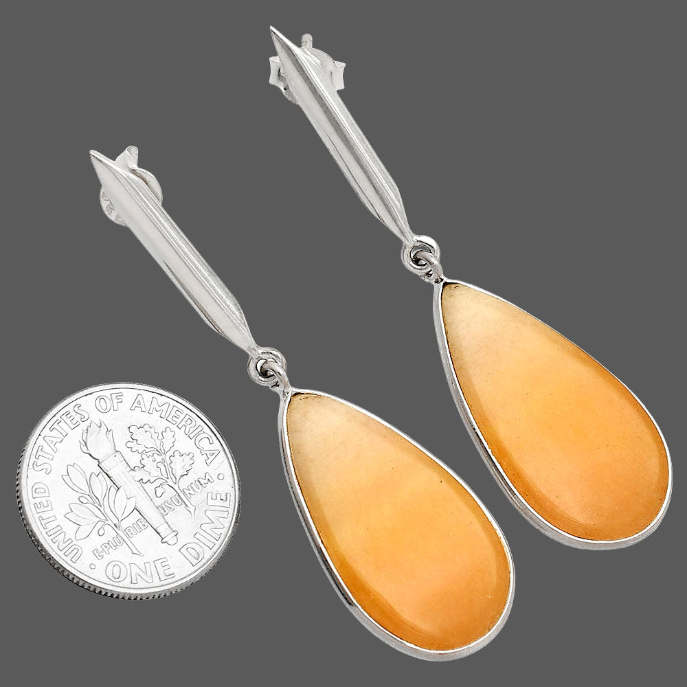 Natural Orange Aventurine Earrings E-1078 SDE83403