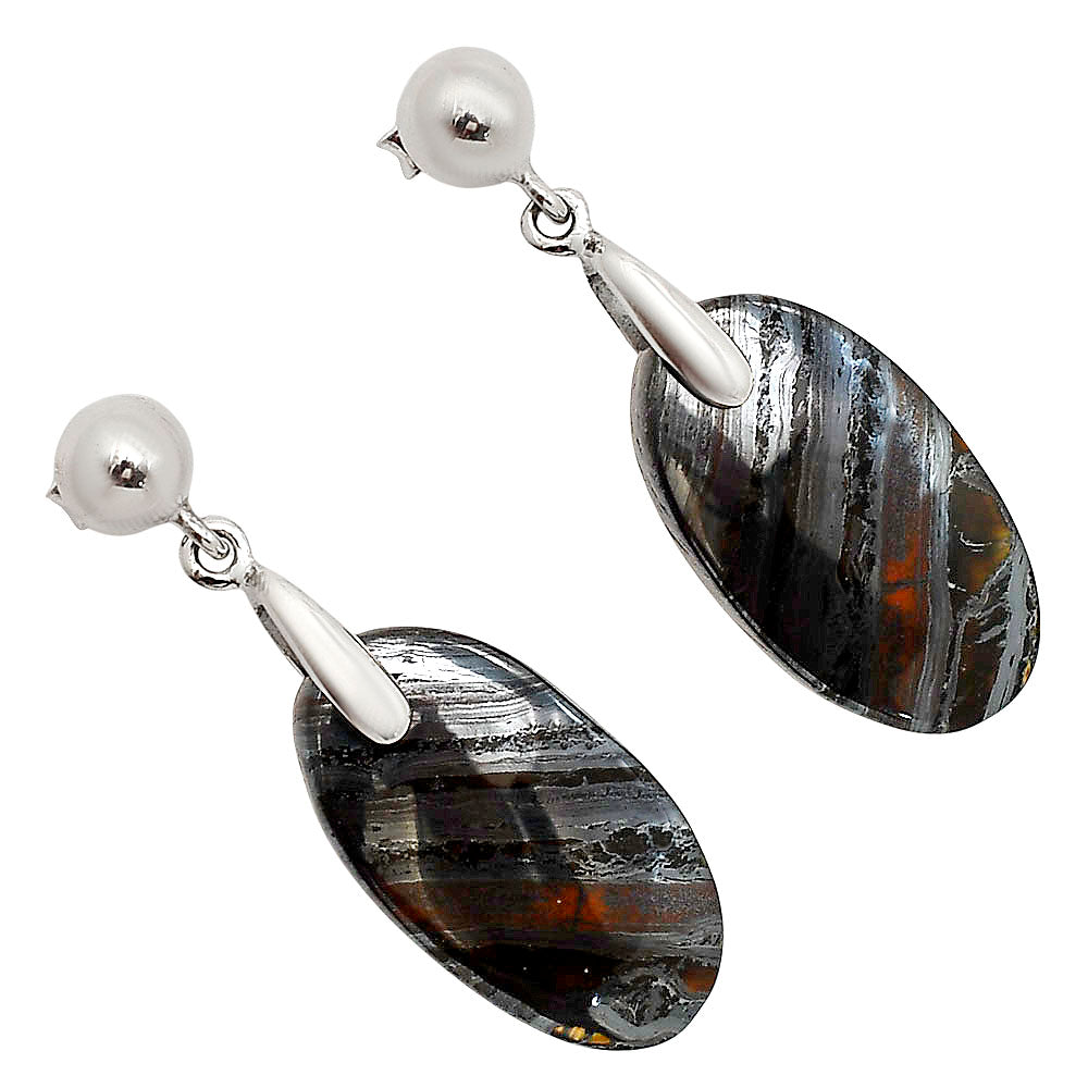 Iron Tiger Eye Earrings E-1199 SDE90660