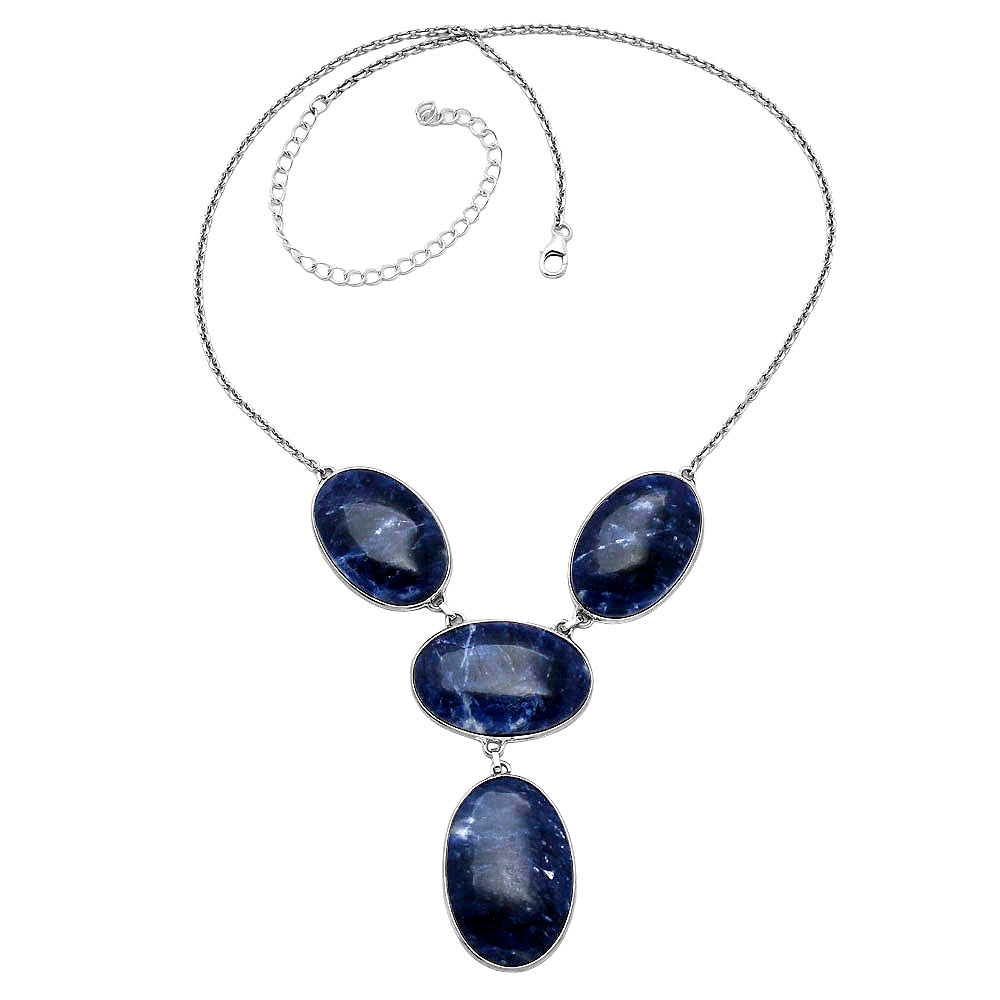 Natural Sodalite Necklace N-1013 SDN1870
