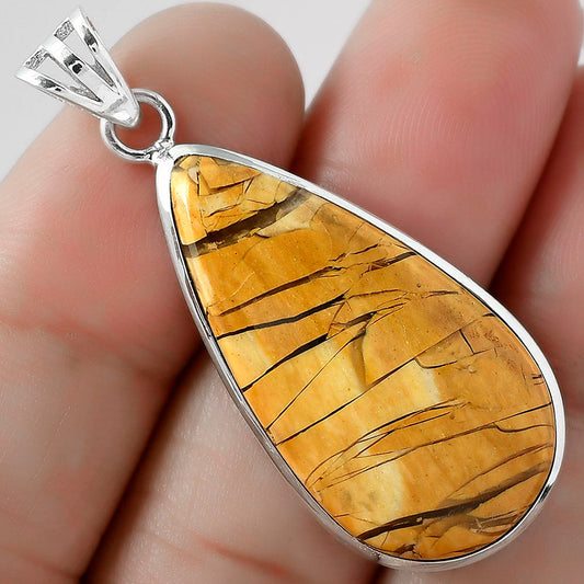 Natural Brecciated Mookaite Pendant P-1002 SDP102194