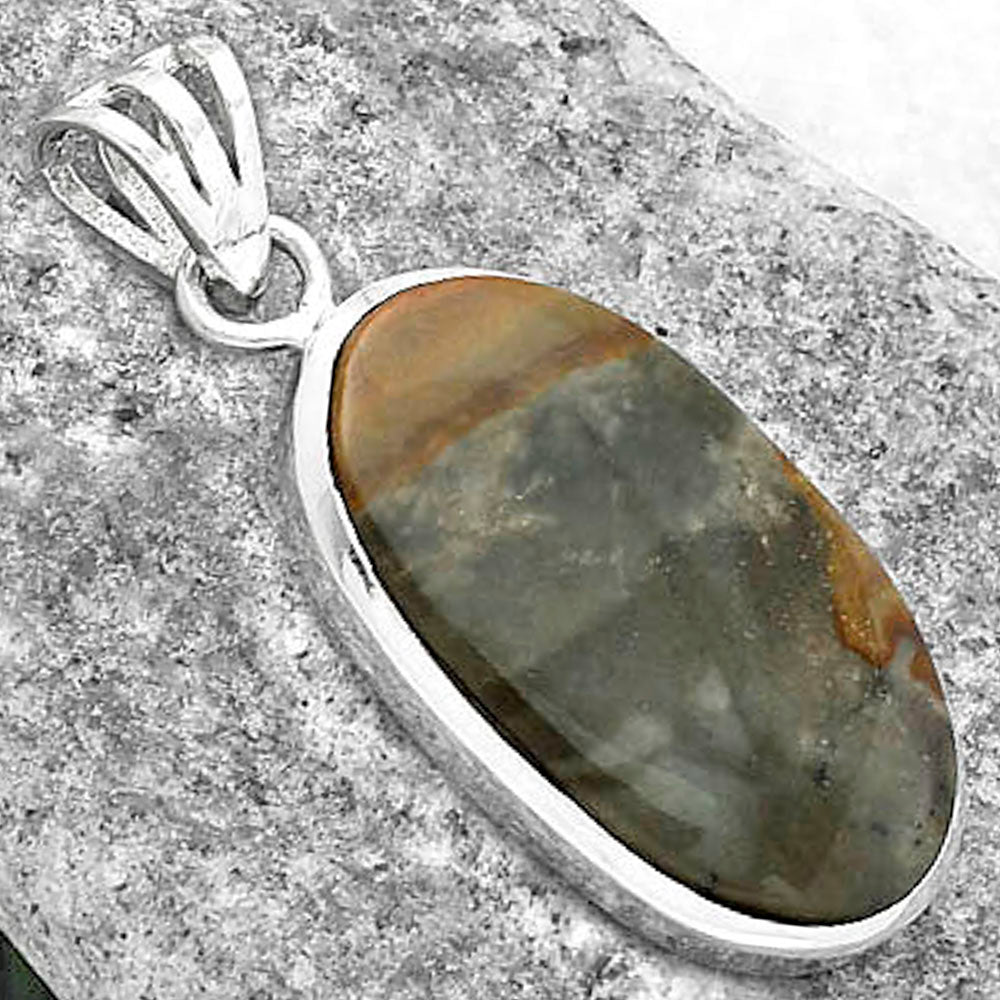 Natural Polygram Jasper Pendant P-1002 SDP102341