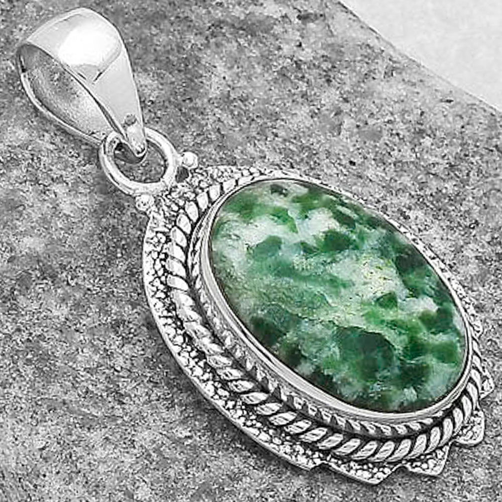Natural Dioptase Pendant P-1181 SDP102565