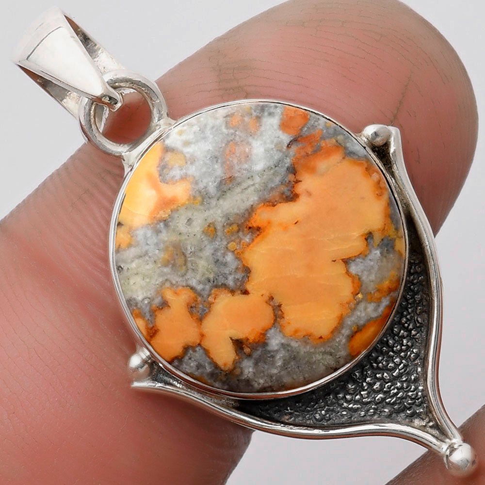 Natural Maligano Jasper - Indonesia Pendant P-1393 SDP104754