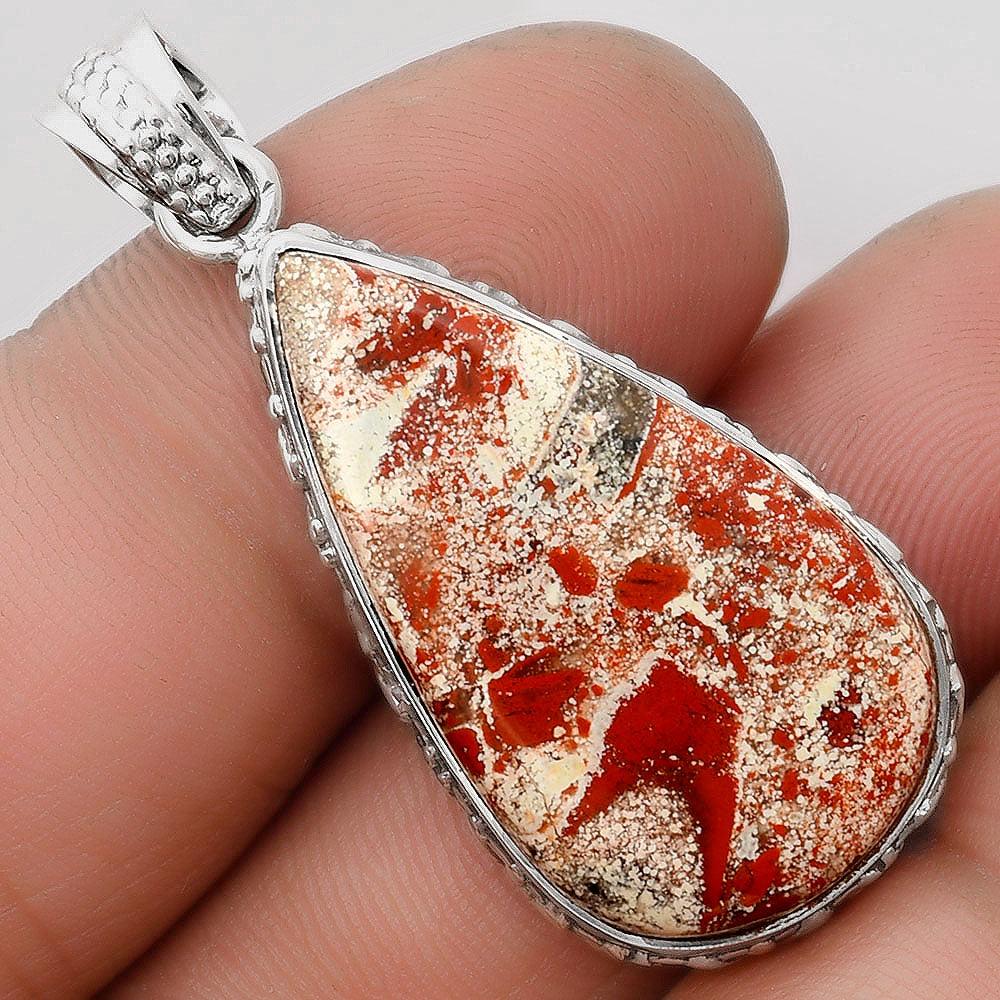 Natural Tabu Jasper Pendant P-1060 SDP106754