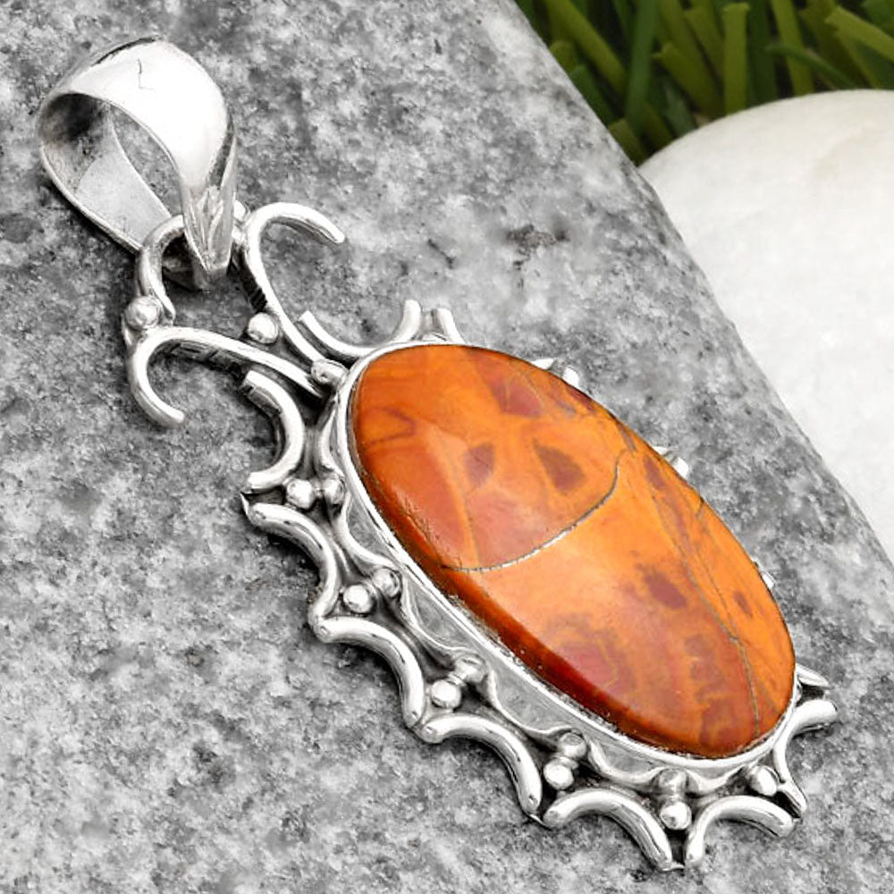 Natural Noreena Jasper Pendant P-1249 SDP107313