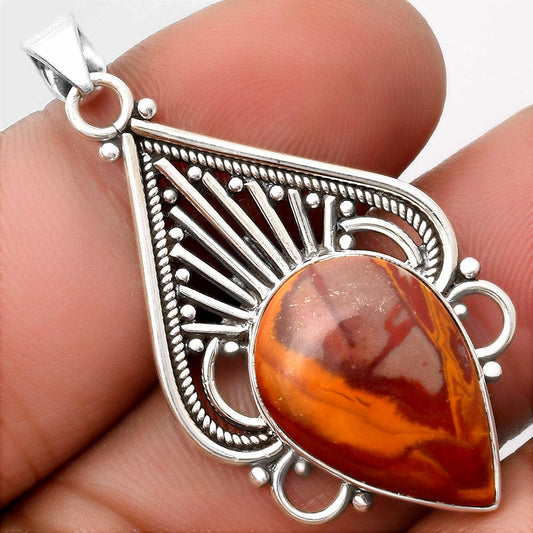 Natural Noreena Jasper Pendant P-1541 SDP107434