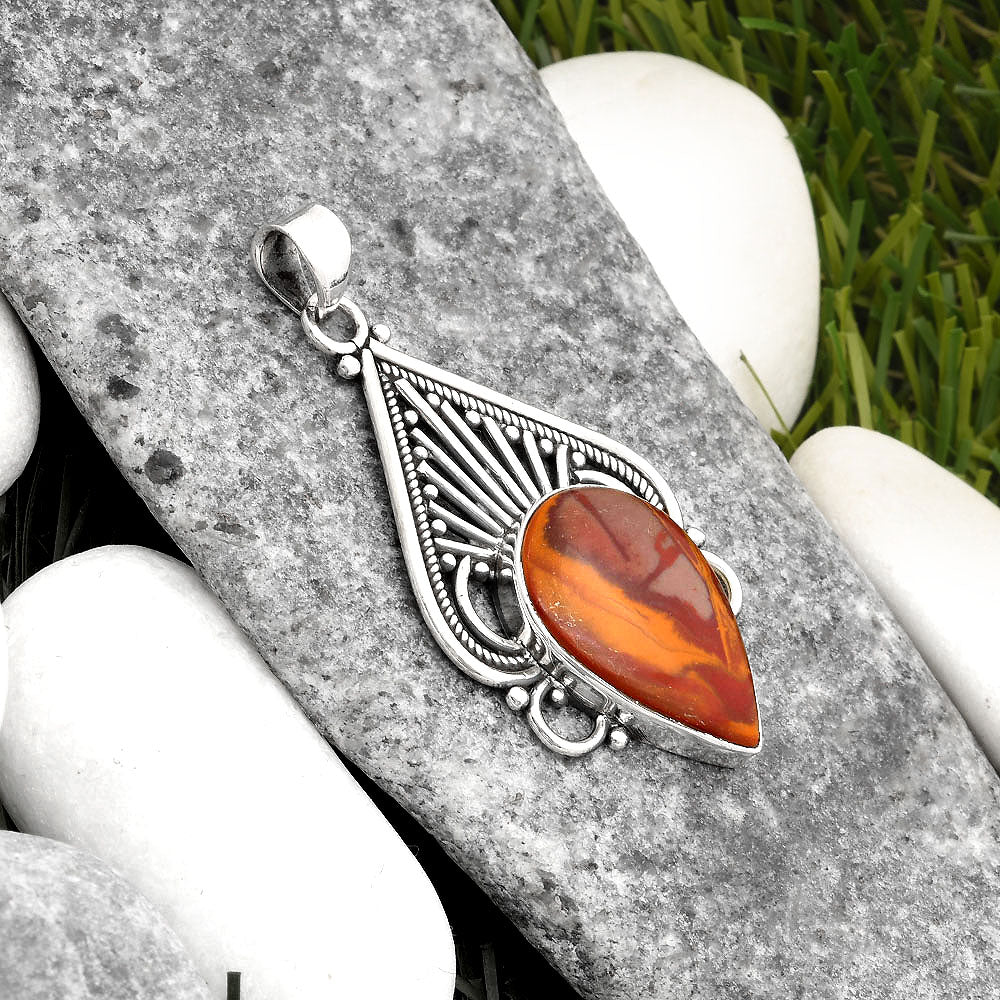 Natural Noreena Jasper Pendant P-1541 SDP107434