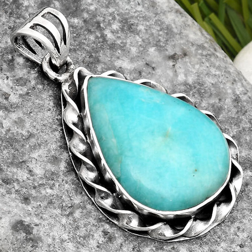 Natural Paraiba Amazonite Pendant P-1081 SDP107716