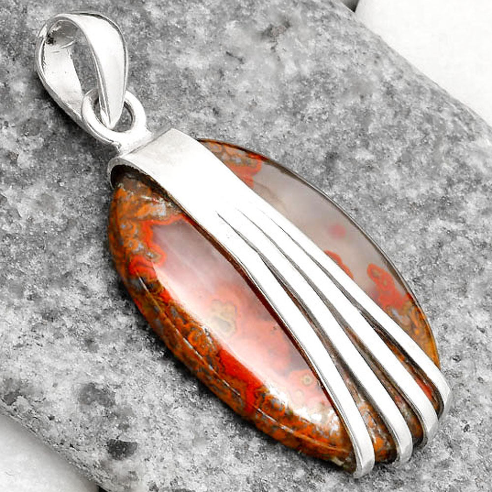 Natural Rare Cady Mountain Agate Pendant P-1302 SDP109876