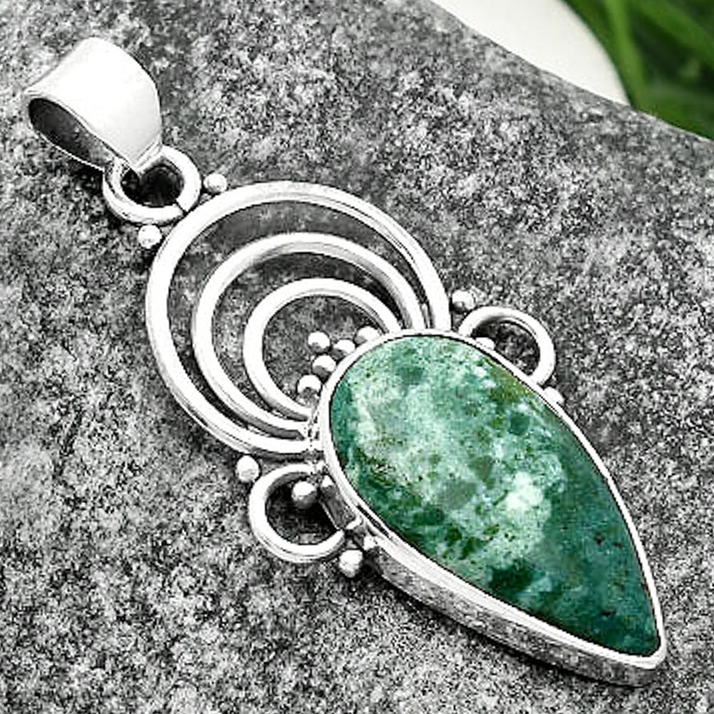 Natural Larsonite Jasper Pendant P-1541 SDP111499