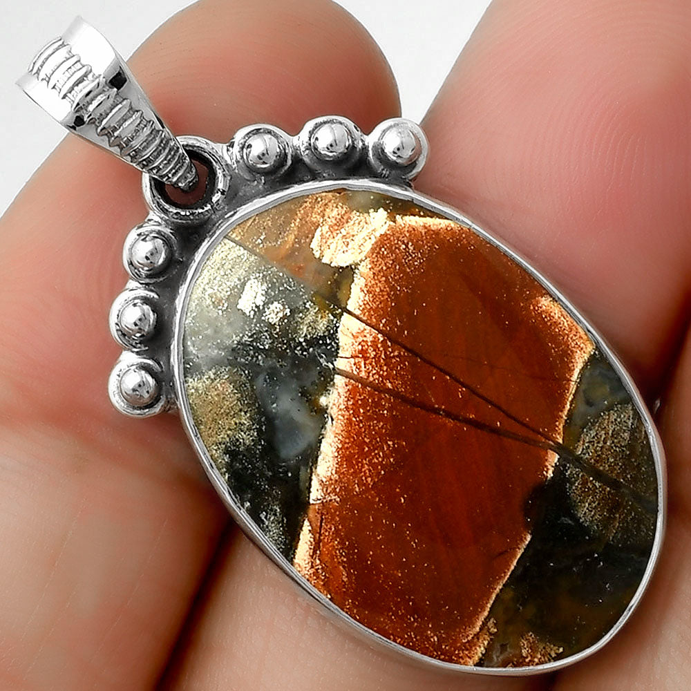 Natural Tabu Jasper Pendant P-1087 SDP112079