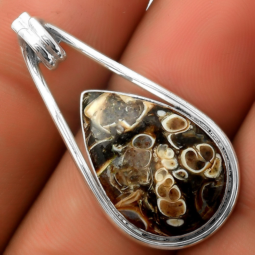 Natural Turtella Jasper - USA Pendant P-1590 SDP112951