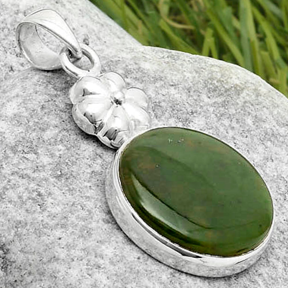 Natural Chrome Chalcedony Pendant P-1308 SDP117625