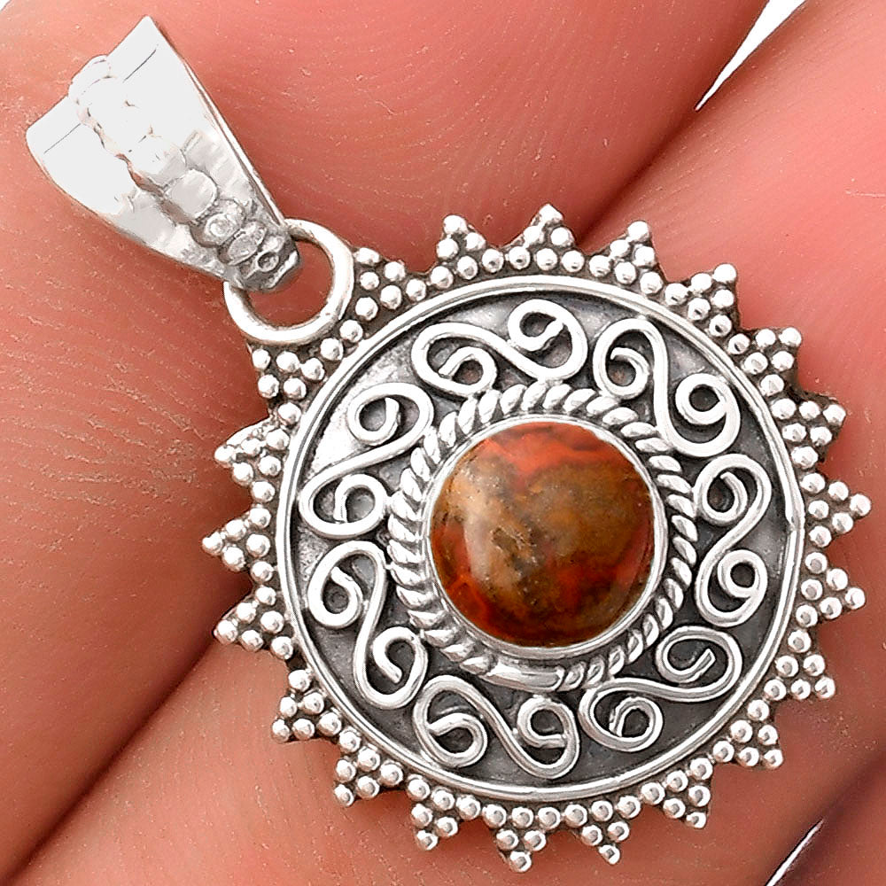 Filigree - Rare Cady Mountain Agate Pendant P-1214 SDP118663