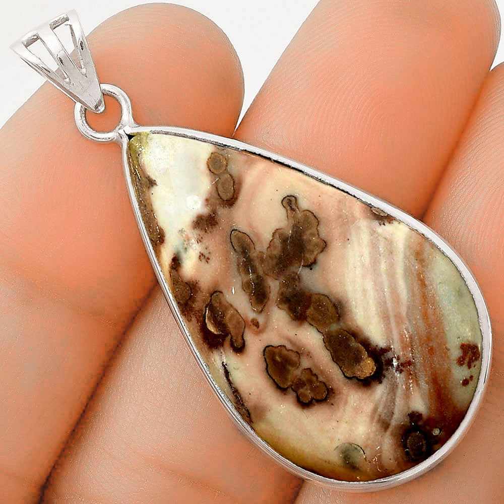 Natural Coffee Bean Jasper Pendant P-1001 SDP119108
