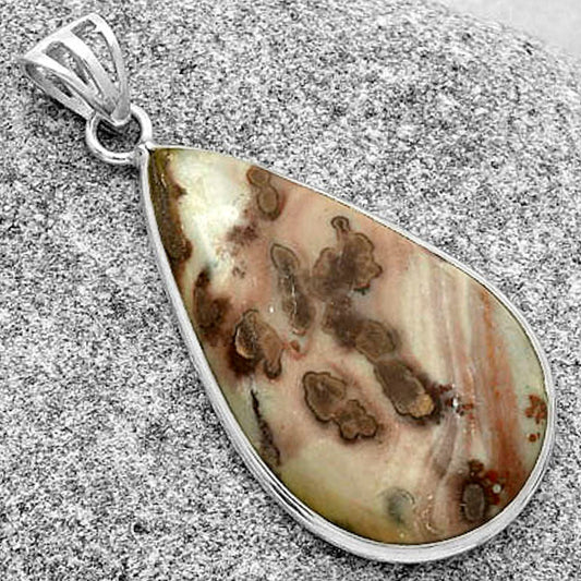 Natural Coffee Bean Jasper Pendant P-1001 SDP119108